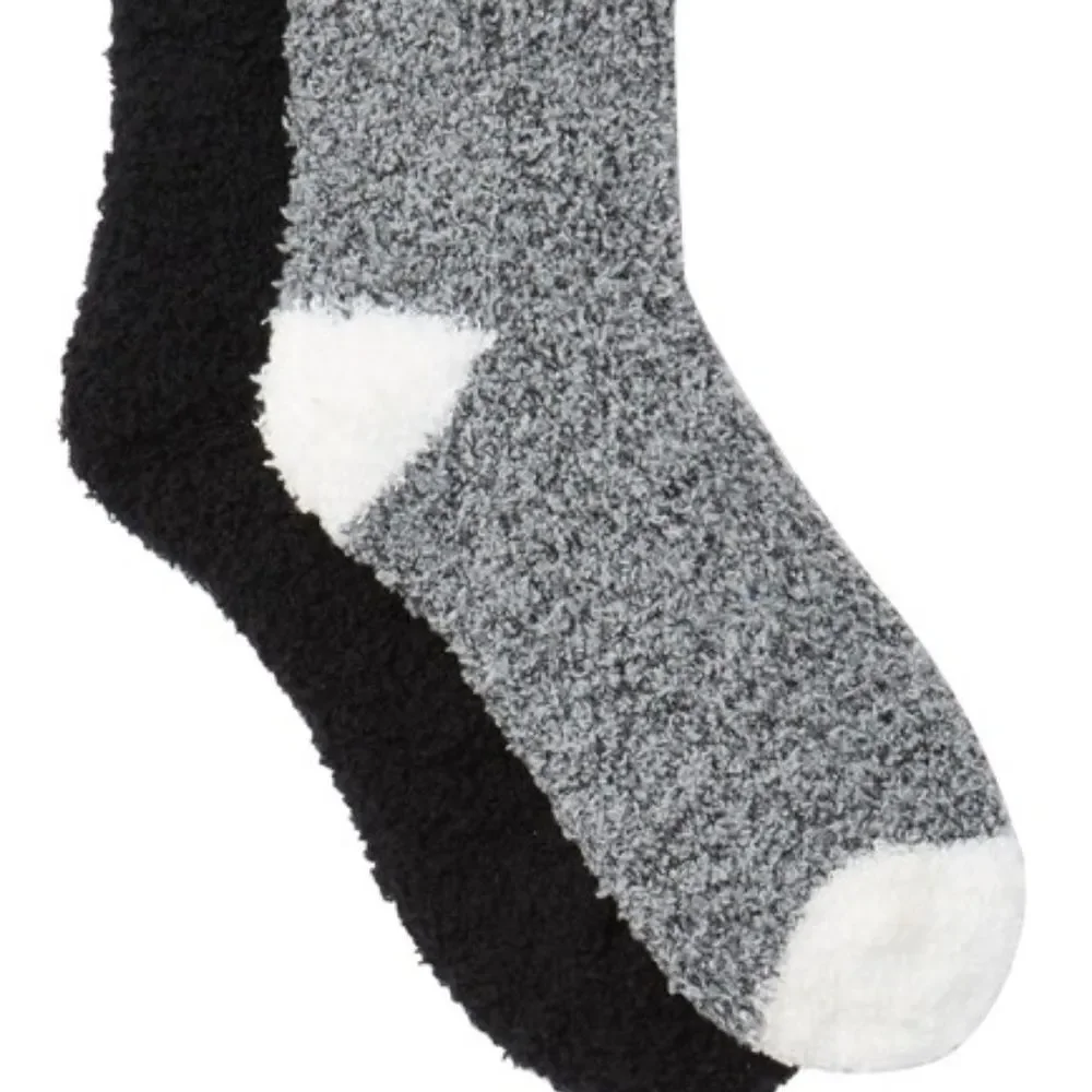 Free Press Fuzzy Socks Micro Crew Pack of 2